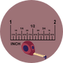 Inches to Feet with fraction